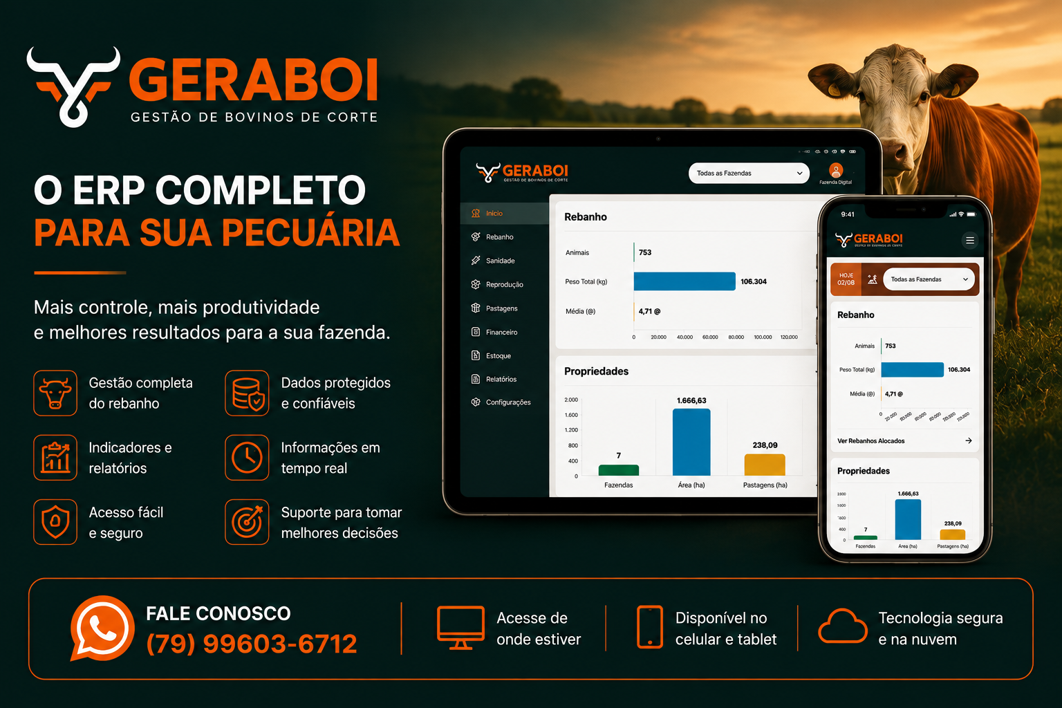 GERABOI ERP – Sistema de Gestão para Pecuária de Corte