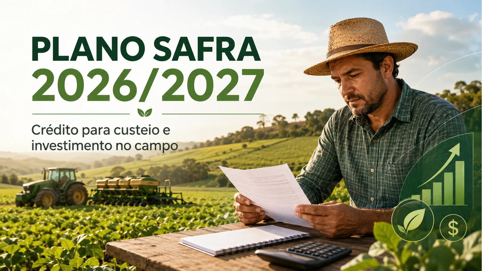 Plano Safra 2026/2027 já está em vigor e produtores de Sergipe podem buscar crédito rural