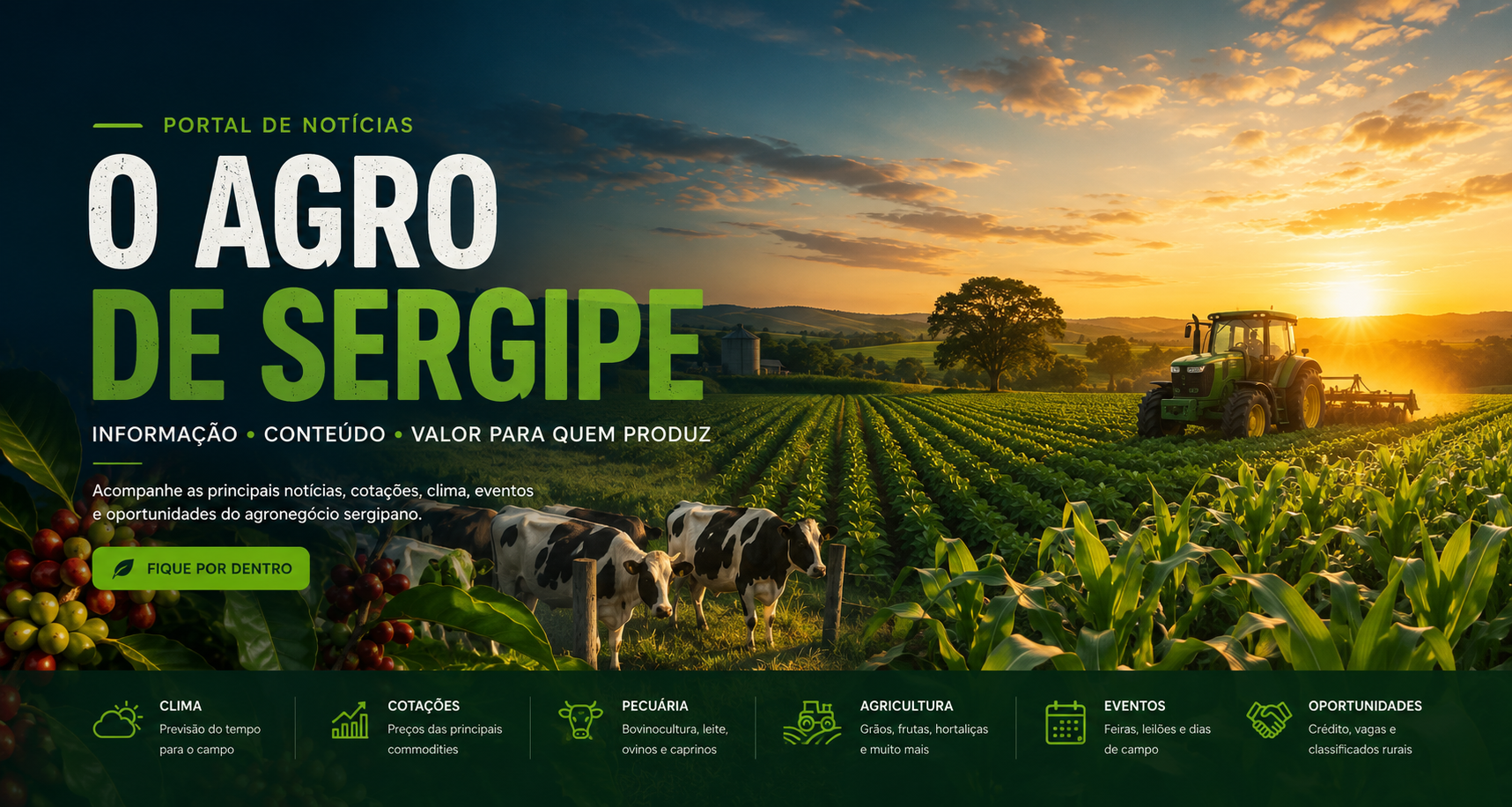 Sergipe aposta na expansão da cafeicultura e identifica 18 municípios com potencial para produção