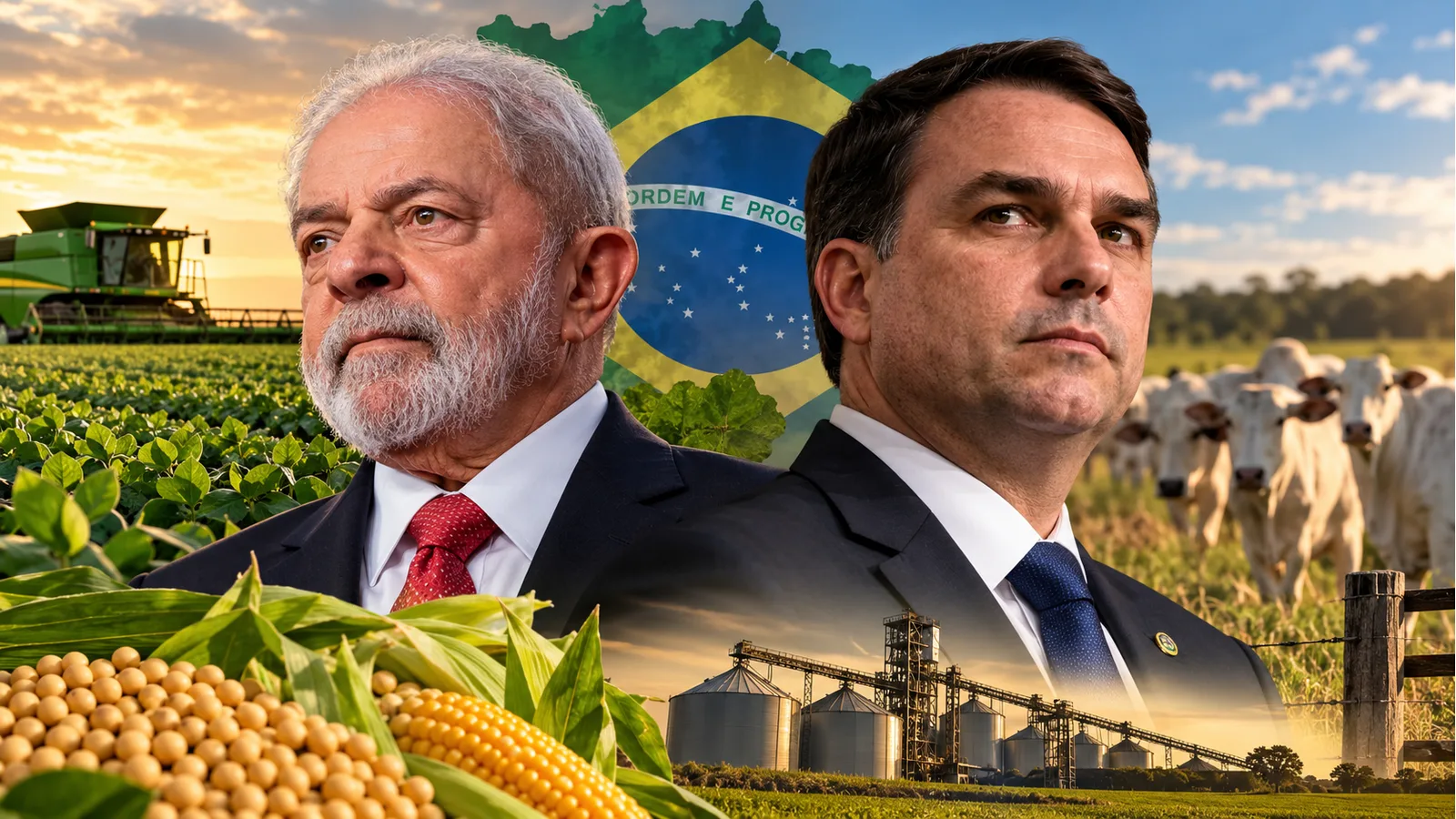 Lula x Flávio Bolsonaro: o que muda para o agronegócio brasileiro nas propostas dos candidatos?
